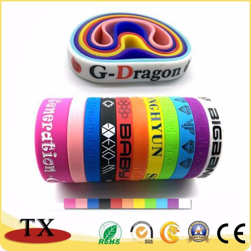 Promotional Custom Colorful Silicone Wristband