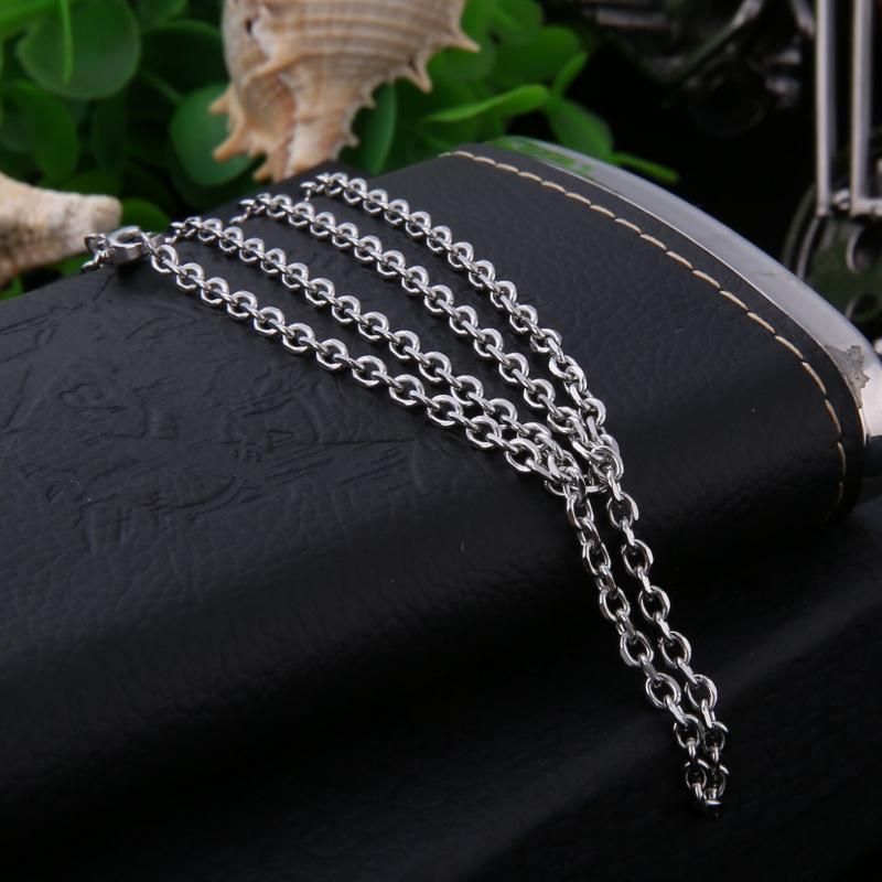 Wholesale Cut Cable Chain Stainless Steel Necklace Jewelry Design