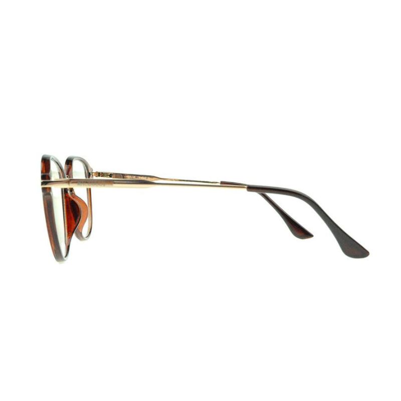 2018 Rounded Fashionable Sunglasses with Metal Mixture