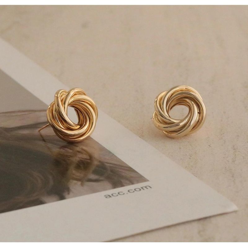 Fashion Jewelry Fashion Accessories Jewellery Personality Simple Ear Studs Earrings Design for Wholesale