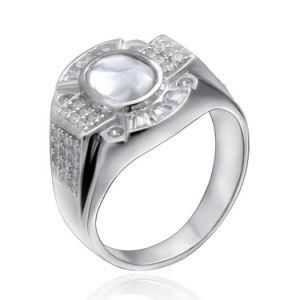 Fashion Hot Selling Imitation Jewelry 925 Sterling Silver Men Ring