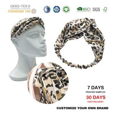 Wholesale 100% Mulberry Silk Headband for Girls Accept Customized