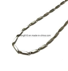 Stainless Steel 3D Rhombus Shaped Chain Necklace for Men