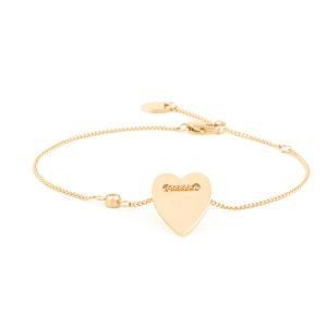 Fashion Jewelry Adjustable Stainless Steel Love Heart Women Bracelet&#160;