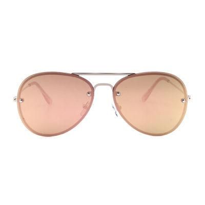 Big Frame Rimless Boys or Girls Metal Sunglass