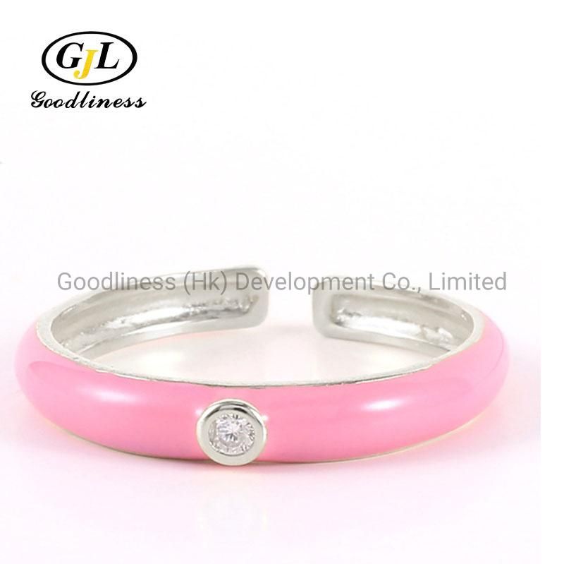 High Quality Wholesale Round Shape Fashion Custom Ring Jewelry