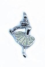 Metal Dancing Girl Charm (PD0055SW)