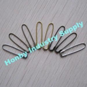 Steel Fancy 22mm U Shape Hang Tag Coiless Safety Pin