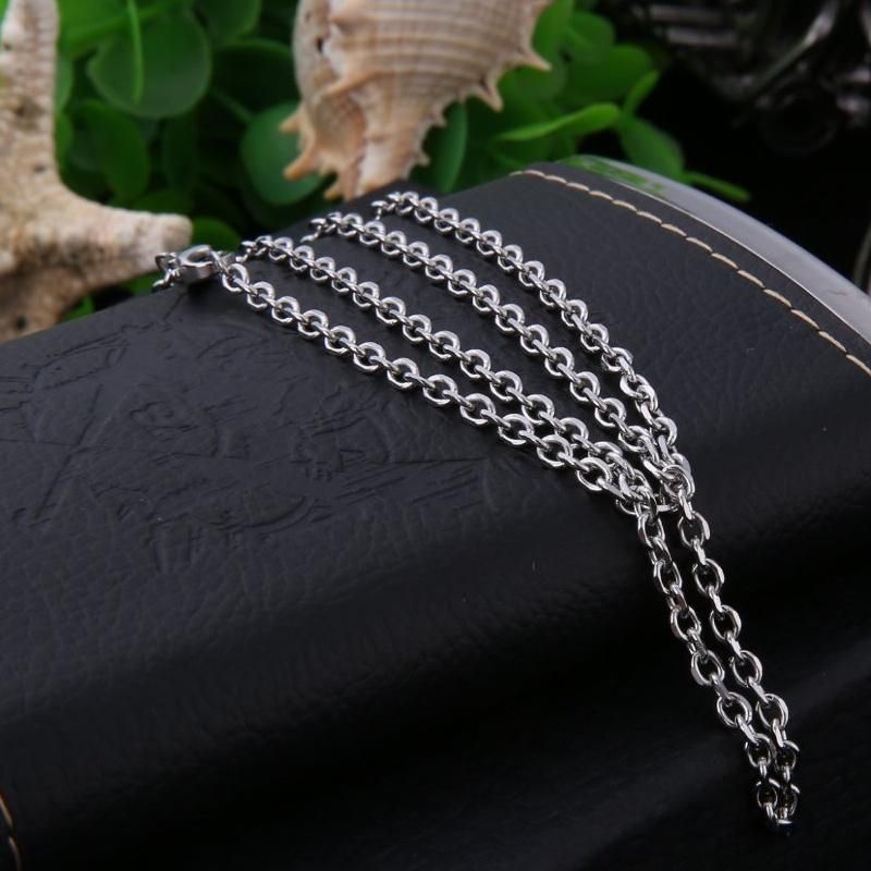 Surgical Stainless Steel Not Allergic Cable Link Chain Necklace for People and Accesories