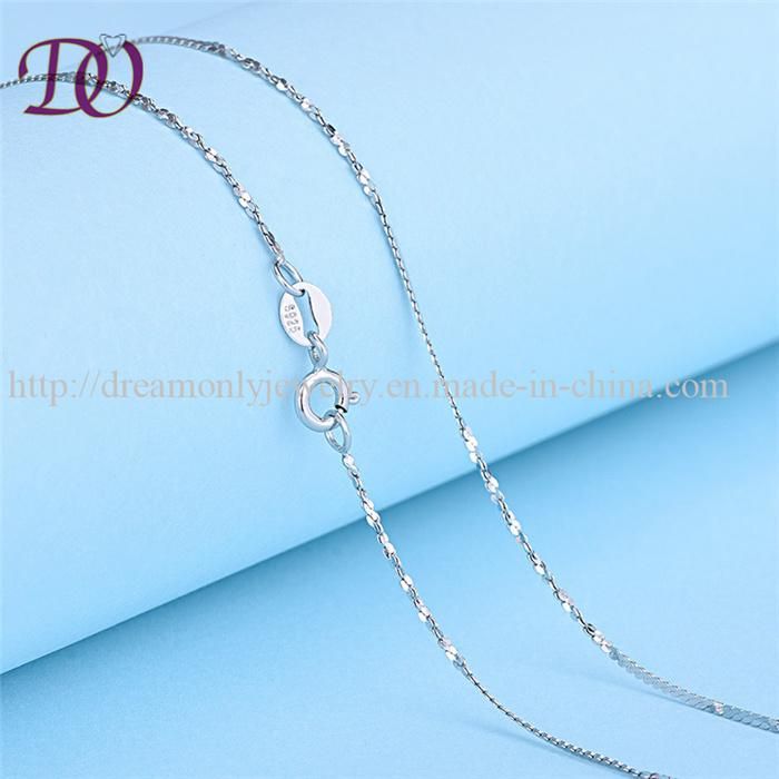 Wholesale Fine Jewelry 18inch 925 Sterling Silver Chain for Cage Pendant
