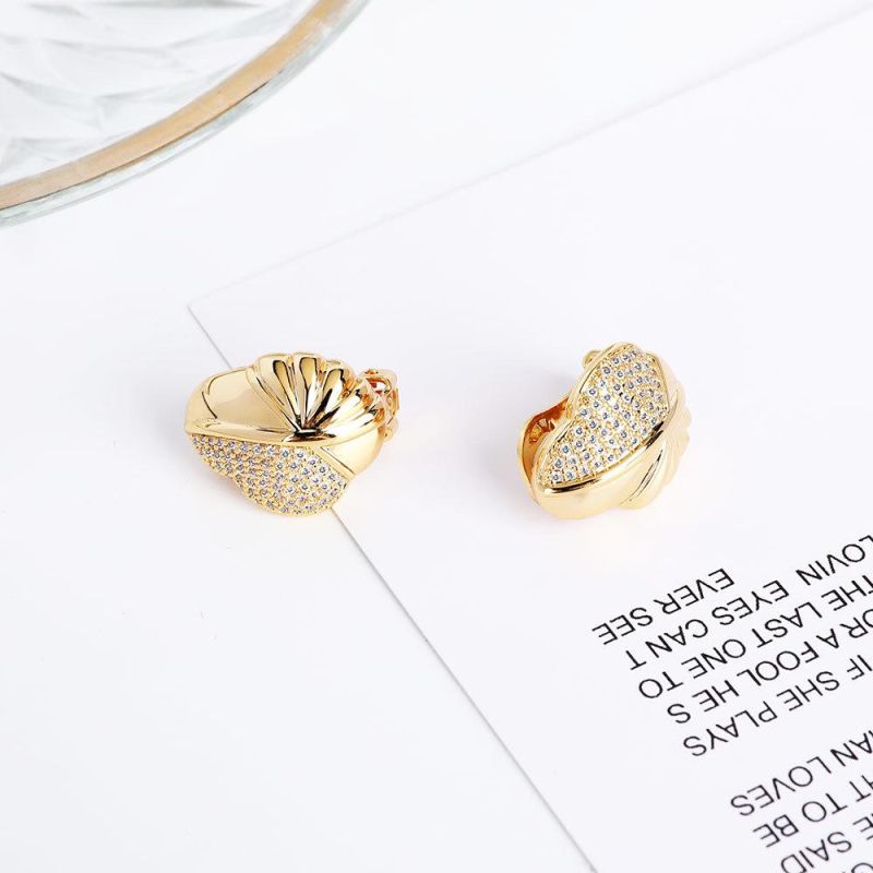 New Arrival Custom Earrings Ear Studs Copper Fashion Ladies Earrings Women Set Jewelry