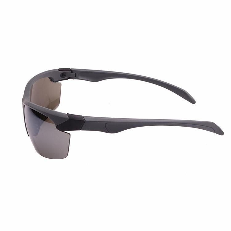 2019 Big Lens Black Frame Sports Sunglasses