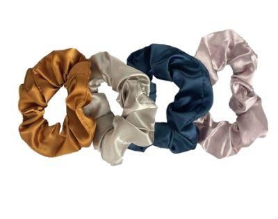 Customized Elegant Colorful Ribbon Hair Accessories Hair-Ring Elastic Scrunchies Hairbands