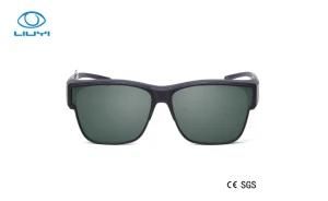 Hot Sale Fashion Sport Polarized Fit Over Sunglasses Oversize Eye Wear for Driving Fishing Man or Woman Model: 3022-Green