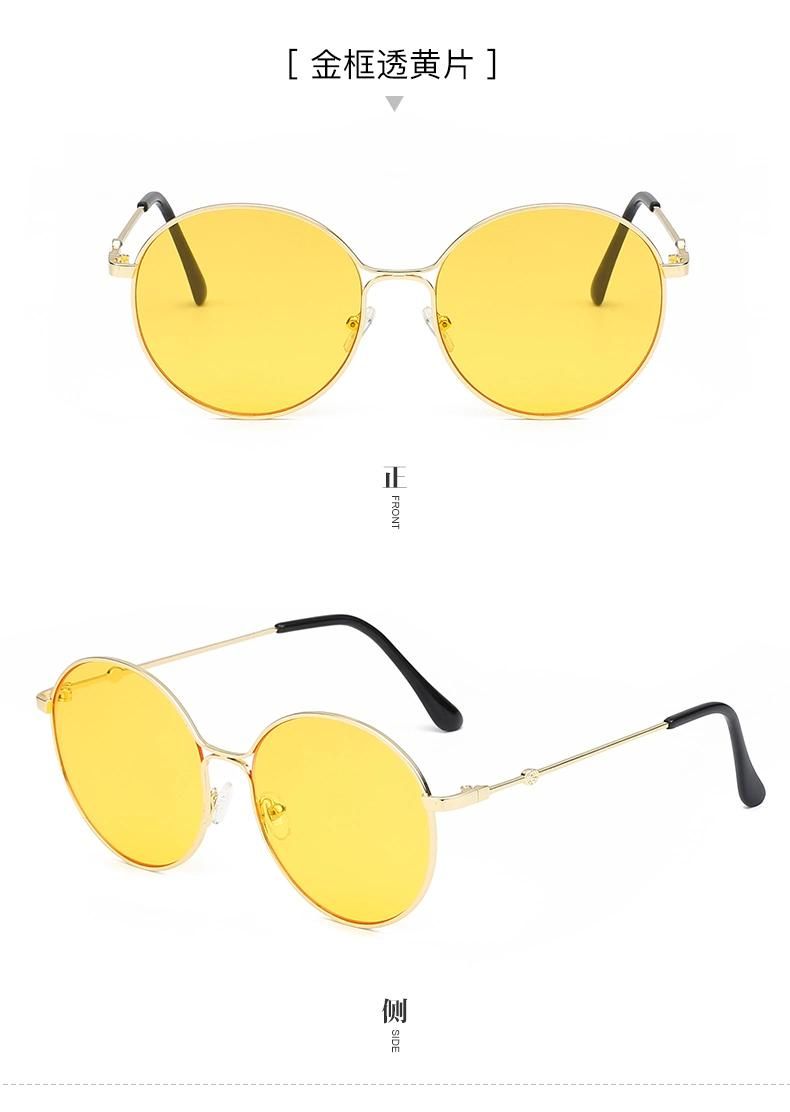 Metal Chain Glasses Luxury Designer Sol Sun Glasses Vintage Shades Sunglasses High Quality Sunglasses Men Round Luxury Sumptuous Oval Eyewear