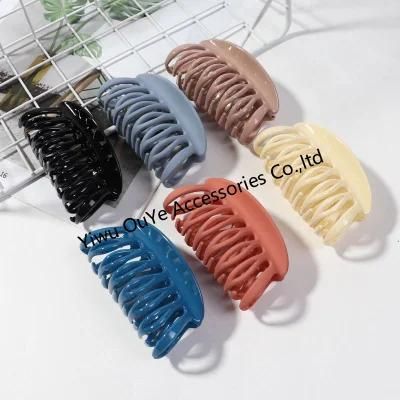 Customized Plastic Non-Slip Glossy Solid-Color Hair Accessories Pin Hairpin