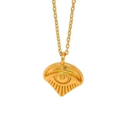 18K Vermeil Gold Jewelry925 Sterling Silver Evil Eye Necklace