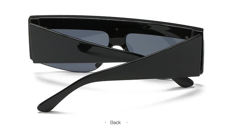 Large-Frame Wide-Brimmed Sunglasses, Retro Midin One-Piece Goggles Sports Cycling Glasses