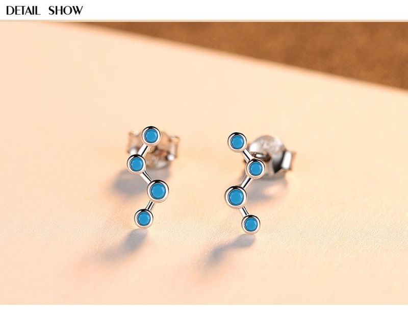 CZ Strip Diamond Stud Earrings for Women