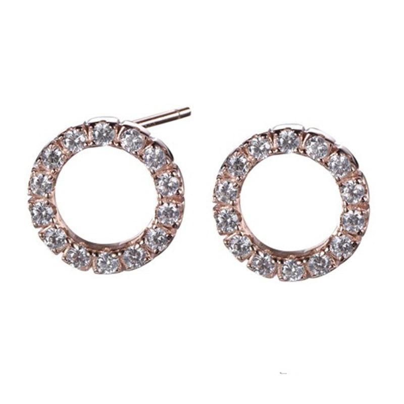925 Silver Small Heart and Star Pin Earring for Girls