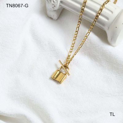 Manufacturer Custom High Quality Hot Selling Fashion Jewelry 2022 New Arrival PVD Gold Plated Jewelry 18K Necklace Trendy Jewelry
