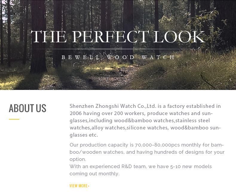 Bewell Men Sustainable Wood Sunglasses