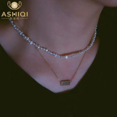 Fashion Chain Pearl Necklace for Women Baroque Pearl Necklaces