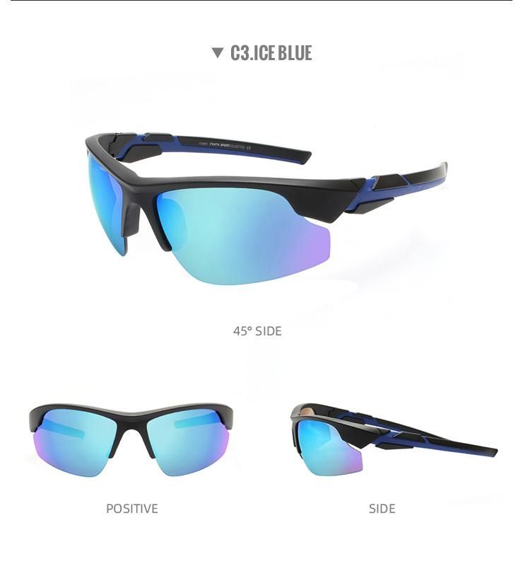 Custom 2022 Fashion Double Injection Frame Men Tac Polarized Outdoor Cycling Sport Sunglasses