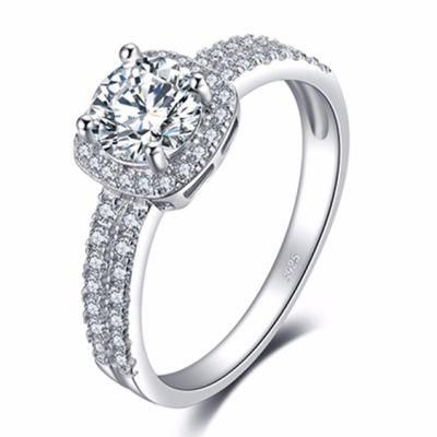 925 Sterling Silver Jewelry Engagement Wedding Ring Fashion Jewelry for Women Wholesale