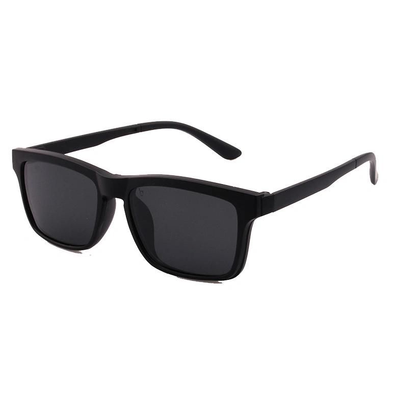 2017 Hot Selling Square Shape Clip on Sunglasses