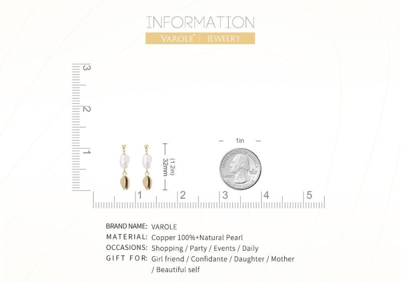 Daily Smooth Beads and Charming Natural Pearls Earrings