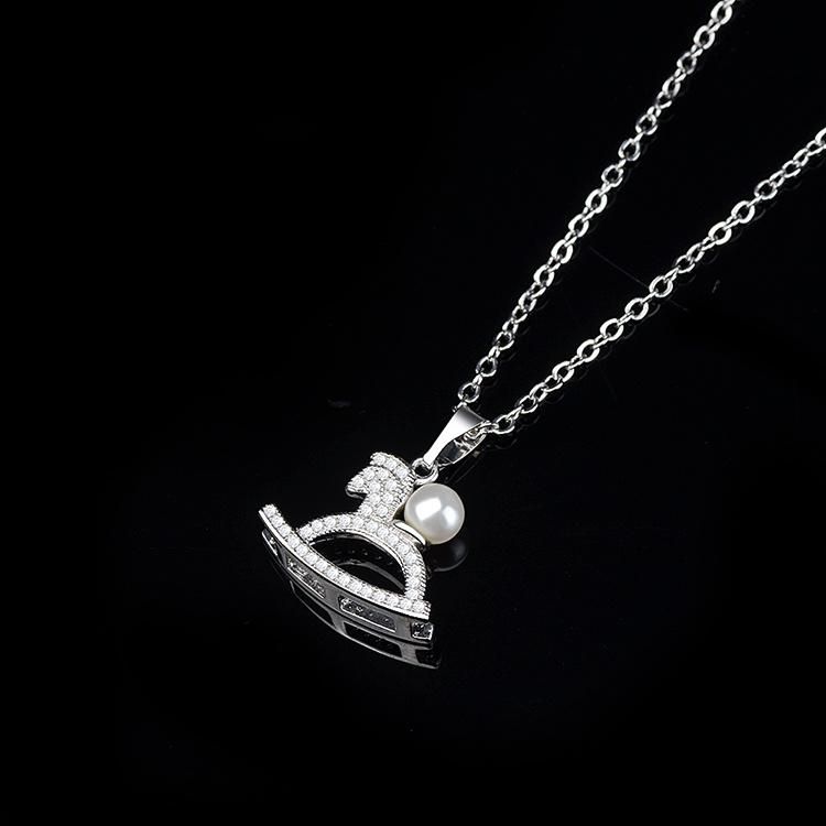 Wholesale 2020 Fashion Custom Jewelry 14K Gold Charms Bling Long Picture Pendant Necklace