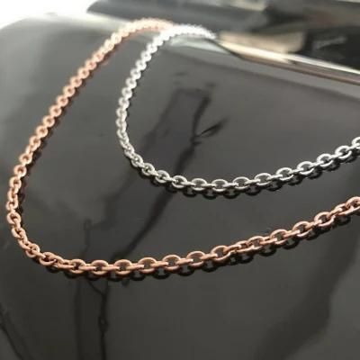 Hot Sales Stainless Steel Jewelry Necklace Classic Cable Chain