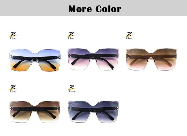Hot Sale Popular New Rimless Women Ready Sunglasses