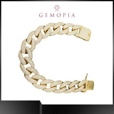 Hip Hop Stysle Rectangle Chain Men Bracelet