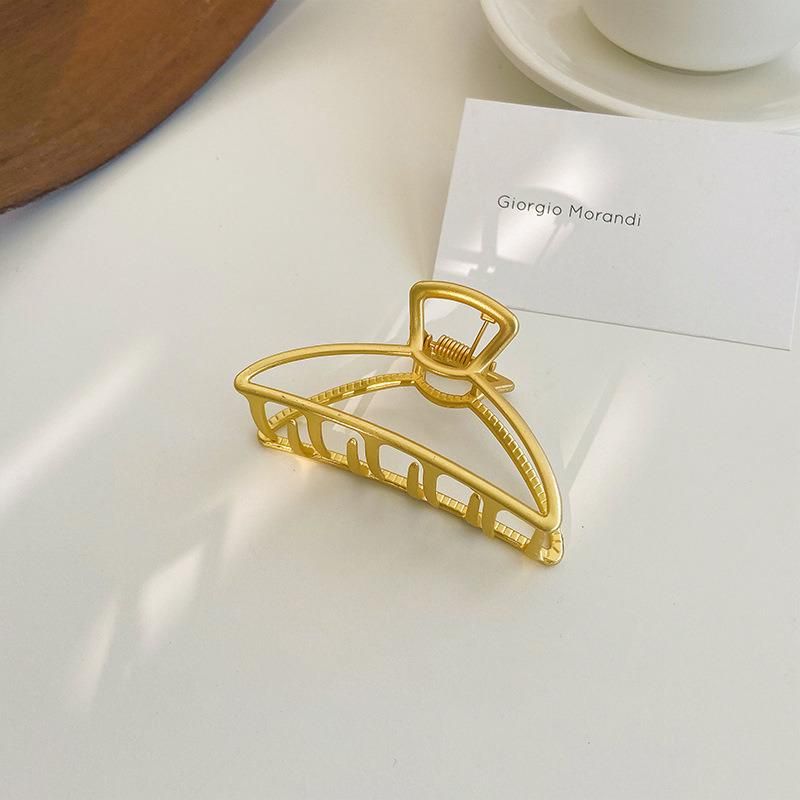 Fashion Retro Temperament Geometric Metal Shark Hair Clip Jewelry