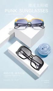 Vintage Square Sunglass Unique Female Male UV400