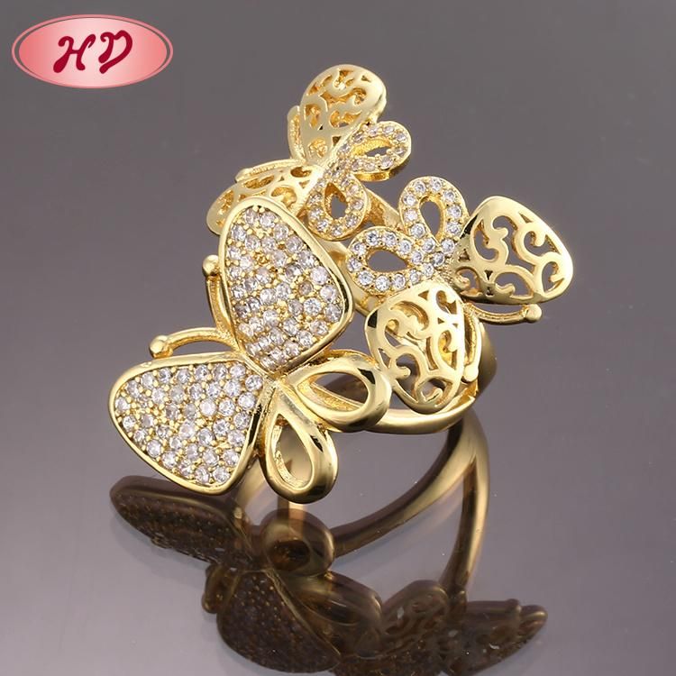 Fashion 18K Gold Plated Stainless Steel Silver Engagement Wedding Jewelry Design Man Finger Rings