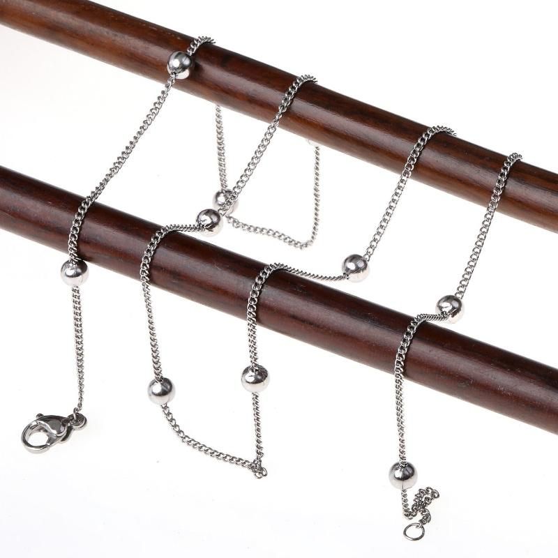 Wholesale Classic Gold Plated Belcher Rolo Chain Stainless Steel Necklace Bracelet Anklet Fashion Jewelry