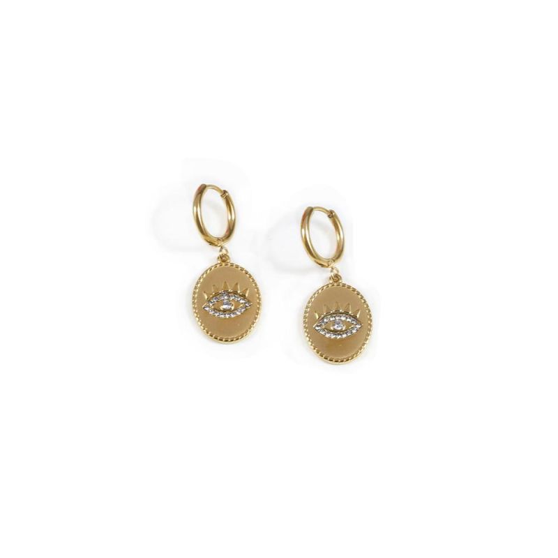 Manufacturer Custom Stainless Steel Designer Earring, Brand Earring, Famous Brand Earring