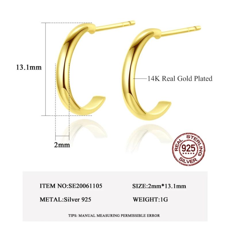 Simple Ear Studs Decoration Creative Jewelry Ear Earrings