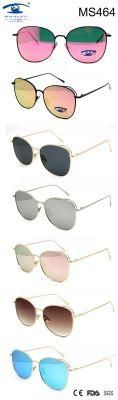 New Style Big Round Shape Metal Sunglasses (MS464)