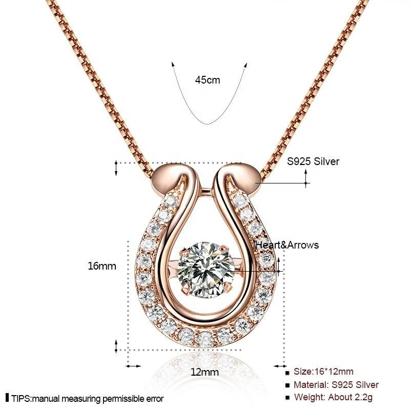 The Latest Version of Simple Short Diamond Chain Short Temperament Wild Lady Pendant Necklaces