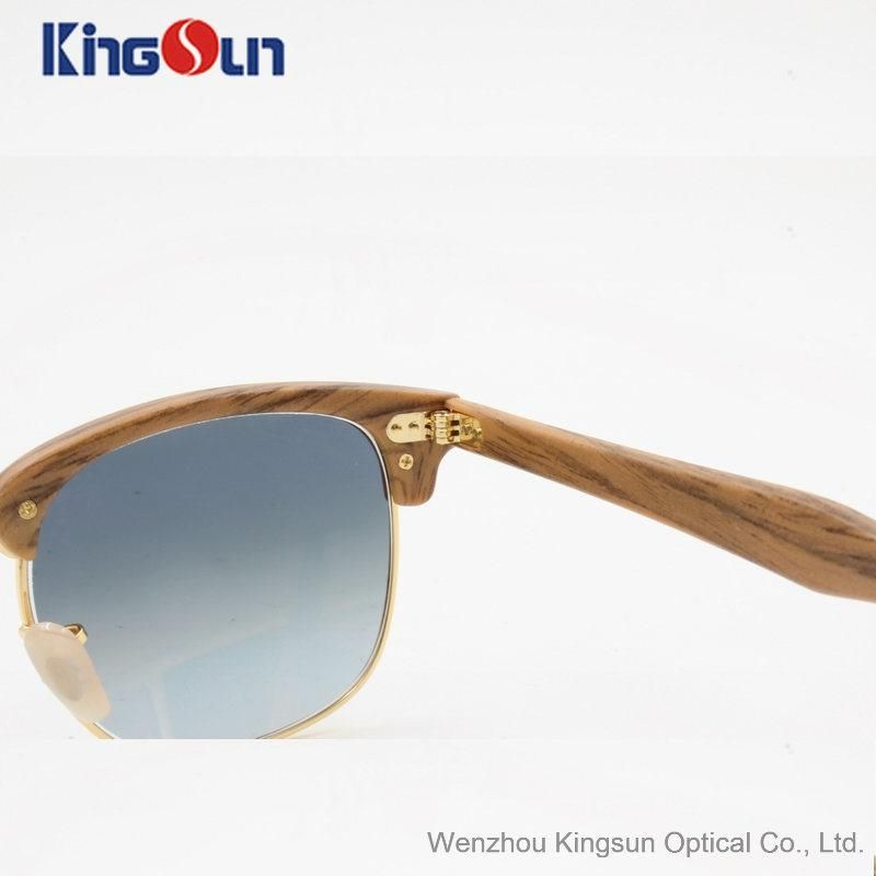 Professional Hand Made Sunglasses with Glass Gradural Lens (KS1146)