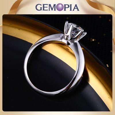925 Silver Jewelry Gemstone Diamon Wedding Engagement Rings