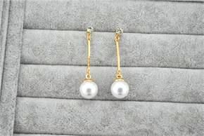 Wonderful Pendant Earrings with Pearl (ER002)