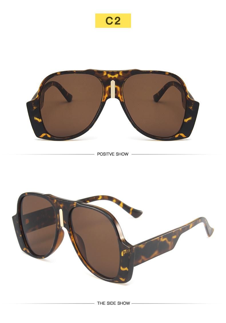 Sunglasses Female Hip-Hop Funny Wide-Legged Toad Glasses
