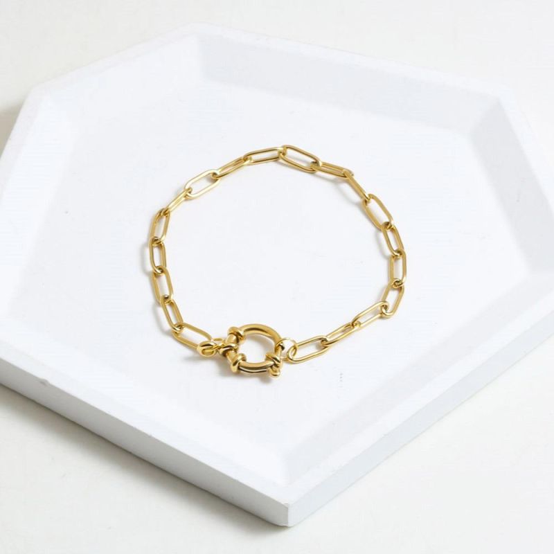 Manufacturer Custom High Quality Fashion jewelry, New Arrivals Stainless Steel Jewelry 2022 Jewelry 18K Bracelet Custom