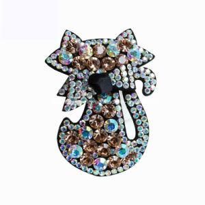Classic Cat Hair Jewelry with Rhinestone Hair Clip for Girls