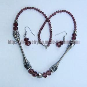 Jewelry Set Simple Style Beads Necklaces and Earrings (CTMR121107020-1)